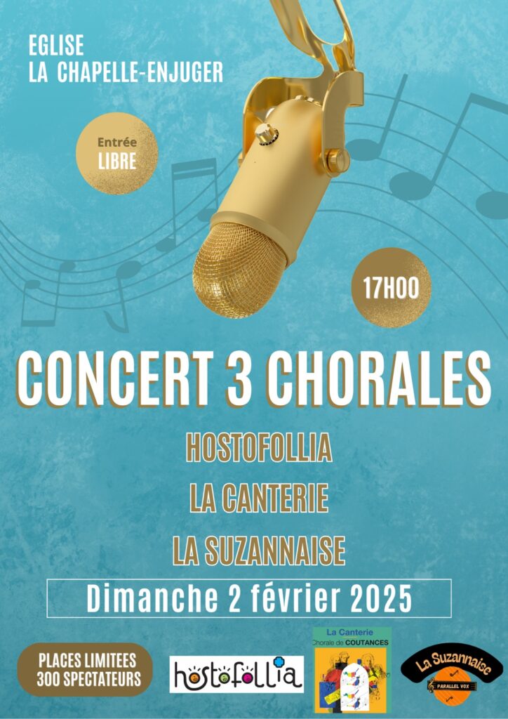 Concert à l'église de La Chapelle Enjuger